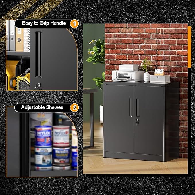 Greenvelly Metal Storage Cabinet - Image 5
