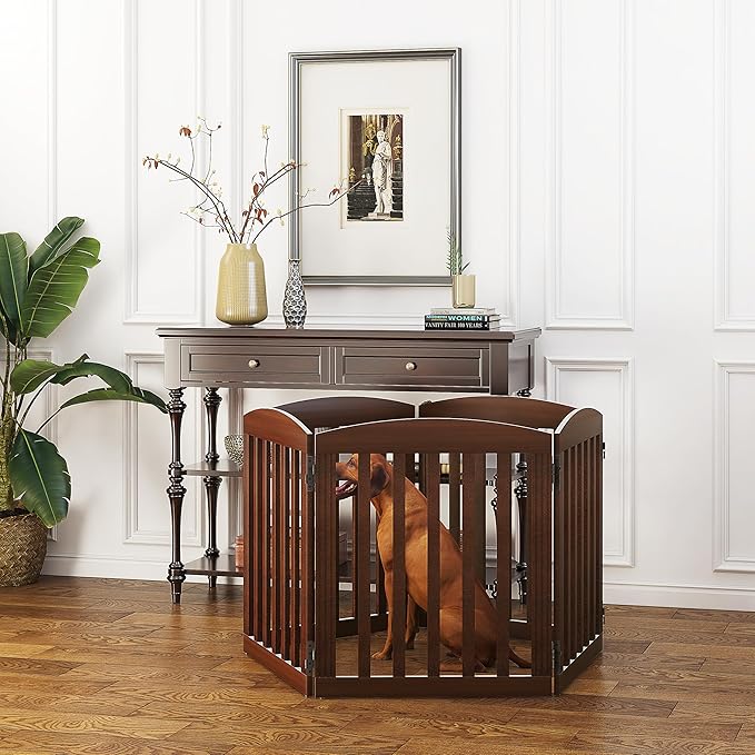 SPIRICH 120" Extra Wide 28" Tall Dog Gate Indoor, Dog Gates - Image 3