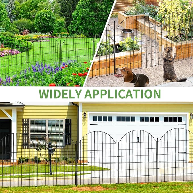 5 Panels Decorative Outdoor Garden Fencing - Image 5