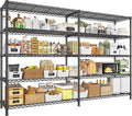 REIBII 73''W Shelf, Storage Shelves Load 1650 LBS Metal Shelving 5-Tier Wire by REIBII