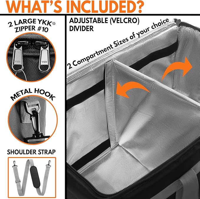 Herculean Premium Insulated Food Delivery Bag - Image 2