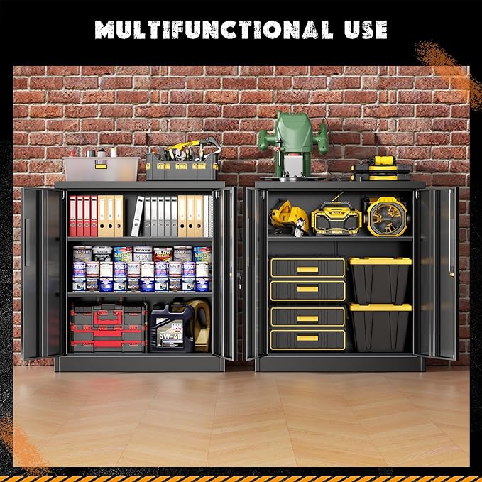 Greenvelly Metal Storage Cabinet - Image 3