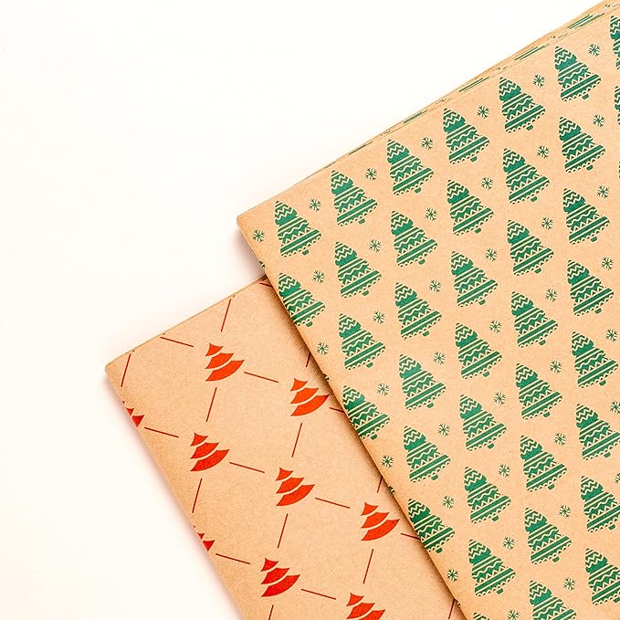 Purple Papers Eco Friendly Brown Gift Wraps - Image 2