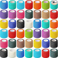 Treela 36 Pcs Self Adherent Bandage 2" X 5 Yard Wrap Breathable Cohesive by Treela