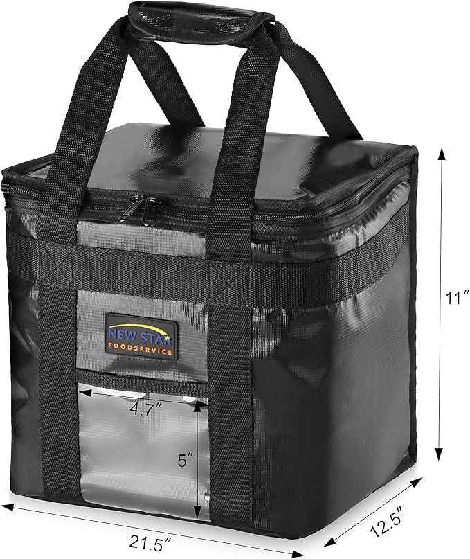 New Star Foodservice 1028683 Commercial Quality Insulated Food Delivery Bag - Image 3