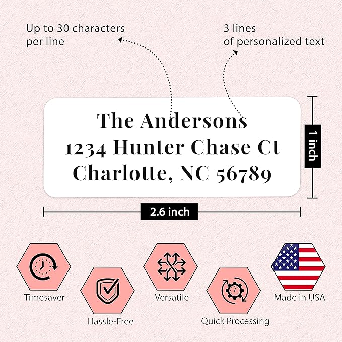 Personalized Return Address Labels Stickers - Image 3