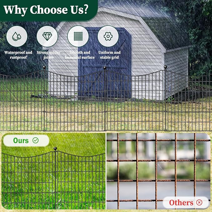 20 Panels Decorative Garden Fence - Image 3
