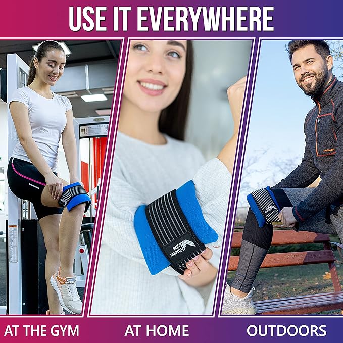 Ice Pack Wrap with Elastic Strap by Kinetic Labs - Image 6