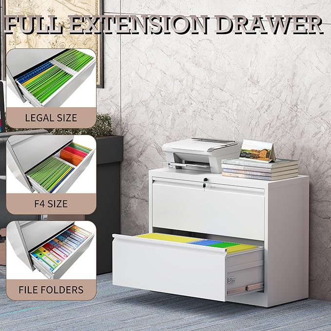 2 Drawer Lateral File Cabinet - Image 6