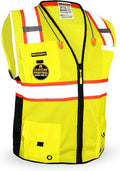 KwikSafety - Charlotte, NC - BIG KAHUNA Safety Vest Class 2 ANSI OSHA by KwikSafety