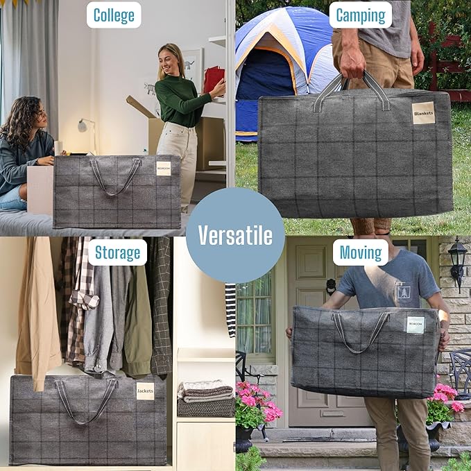 VENO 10 Pack Moving and Storage Bags, Heavy Duty, Alternative to Moving Boxes - Image 8