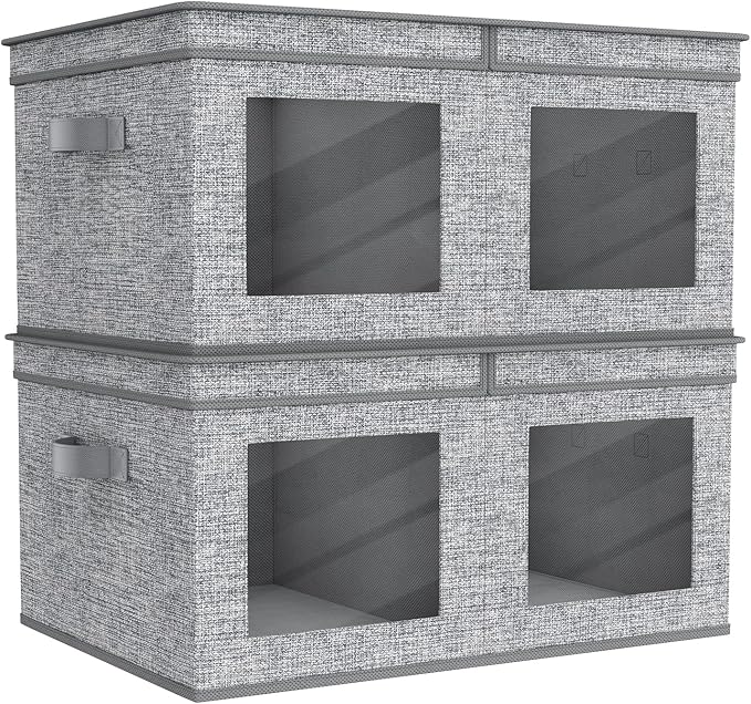 Univivi Large Foldable Fabric Storage Bins by Univivi