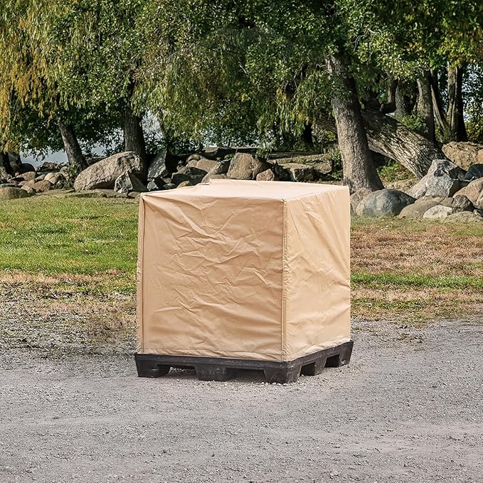 Transhield | Square Universal Outdoor Pallet Cover | Use w/ Pallets, AC Units - Image 7