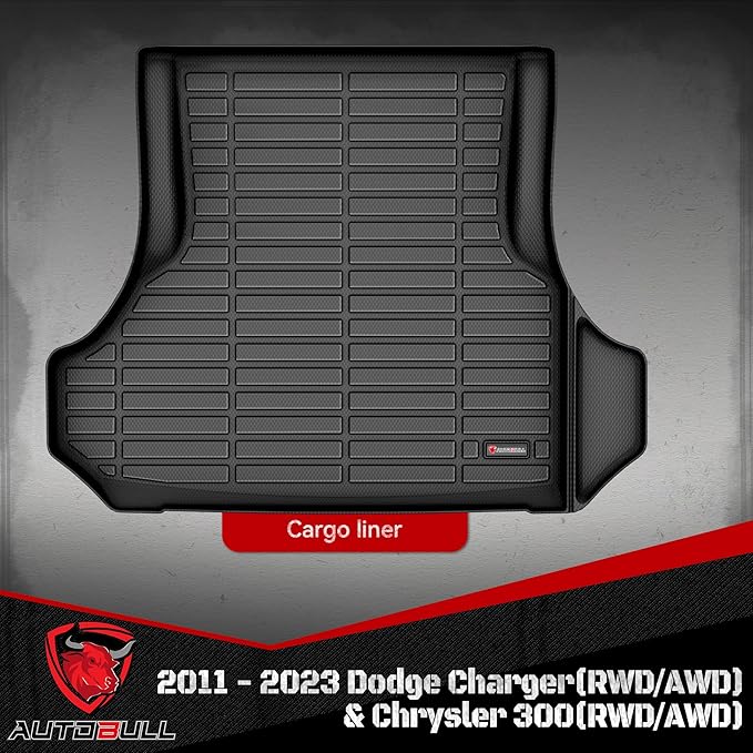 Cargo Liner Compatible with 2011-2023 Dodge Charger & Chrysler 300 Cargo - Image 2
