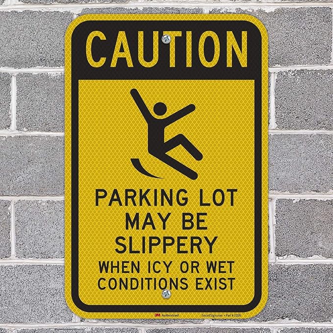 SmartSign 18 x 12 inch “Caution - Image 4