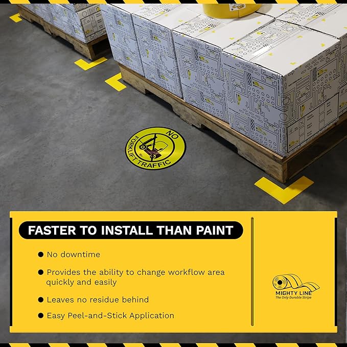 Mighty Line Forklift Floor Sign - Image 4