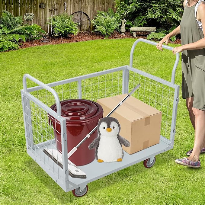4-in-1 Heavy Duty Platform Truck Cart - Image 5