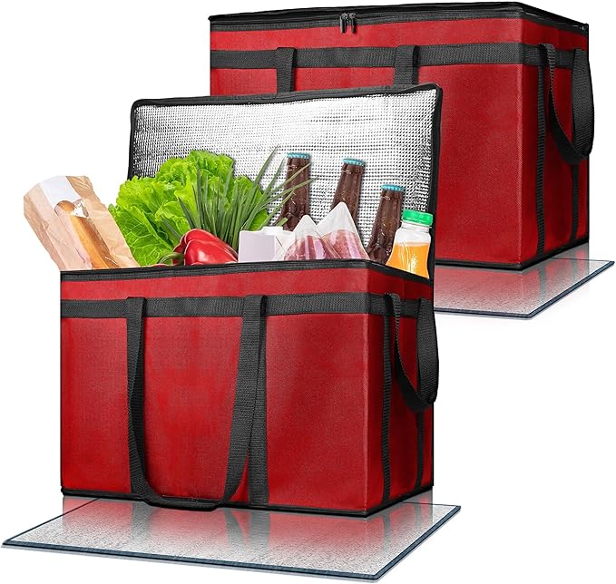 Pack of 2 Insulated Food Delivery Bag by MicanloOfficial