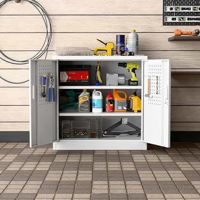 Metal Garage Storage Cabinet - Image 4