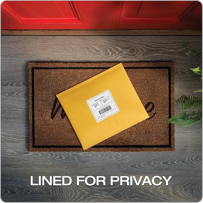 Quality Park Bubble Mailers, 8.25 x 11 Inch, Kraft Padded Envelopes, Durable - Image 4