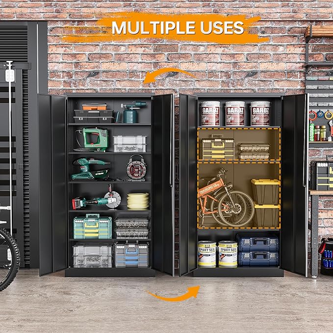 STANI Metal Garage Storage Cabinet - Image 7