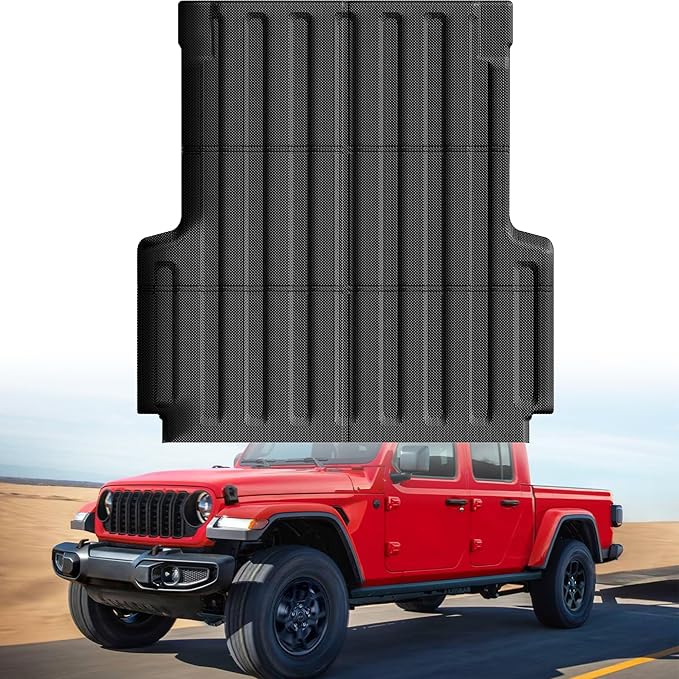 Truck Bed Mat Bed Liner Fit for Jeep Gladiator JT 2025 2024 2023 2022 2021 2020 by AUTOBULL