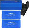 LotFancy Ice Packs for Injuries Reusable, 2 Gel Packs Wrap for Knee Head Neck by LotFancy