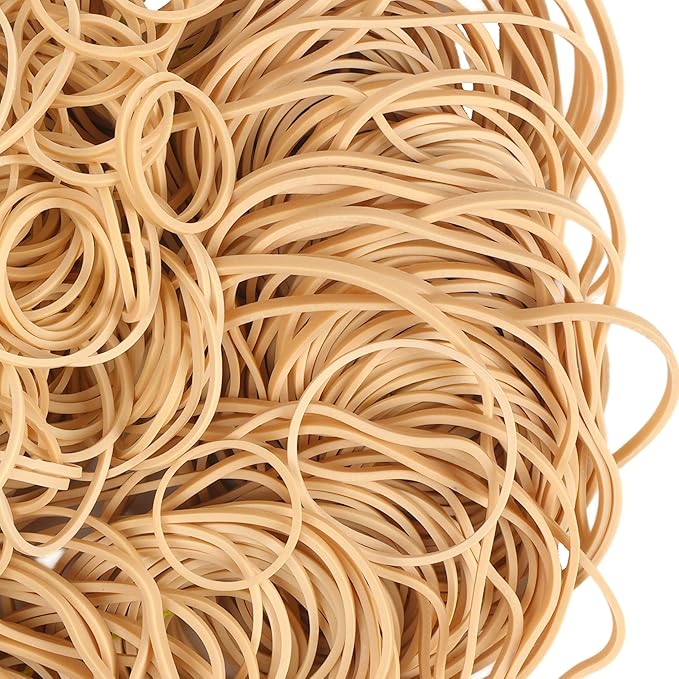 HAIDIBAO-Rubber Bands Assorted Sizes Beige Elastic Bands - Image 6