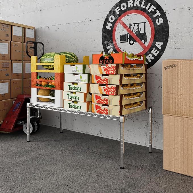 18" Deep x 42" Wide x 14" Height Wire Shelving Kit | 1-Tier | NSF Commercial - Image 5
