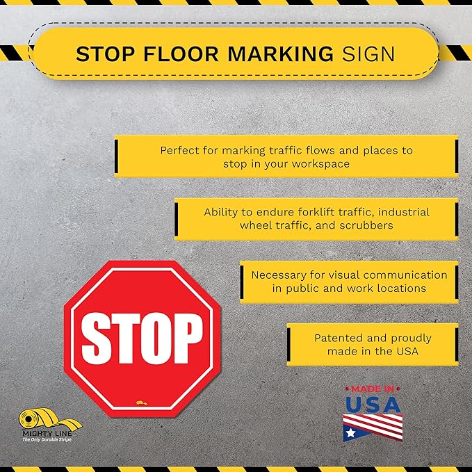 Stop Sign Modern Floor Sign - Image 2