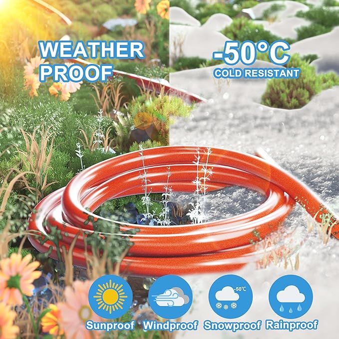 HUANCHAIN 12/3 Gauge Heavy Duty Outdoor Extension Cord 50 ft Waterproof - Image 4