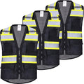 ProtectX 6 Pockets High Visibility Safety Vest by ProtectX