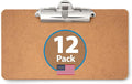 Officemate 5" x 9" Clipboard for Receipts, Low Profile Metal Clip & Pen Holder by Officemate