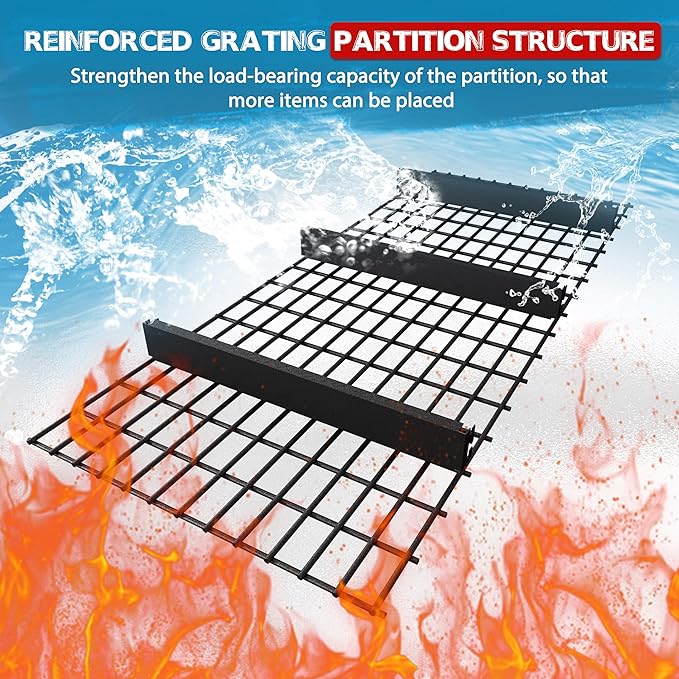 8000LBS 78 "W x 24 "D x 72 "H Garage Shelving, 4-Tier Industrial Iron Shelving - Image 6