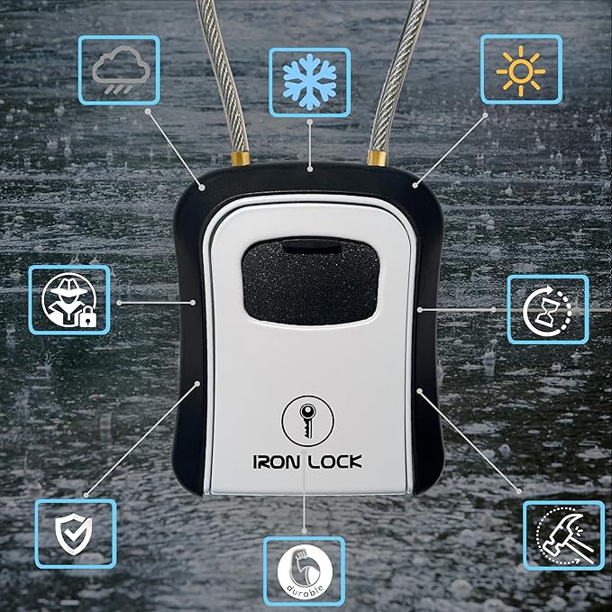 Iron Lock® Key Lock Box Portable - Image 9