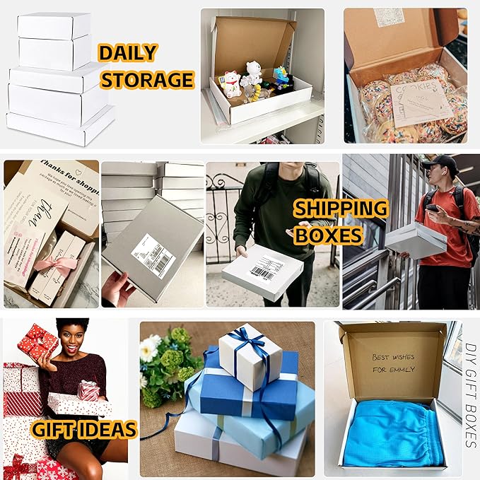 13x10x2 inch Small Shipping Boxes Set of 25 - Image 5
