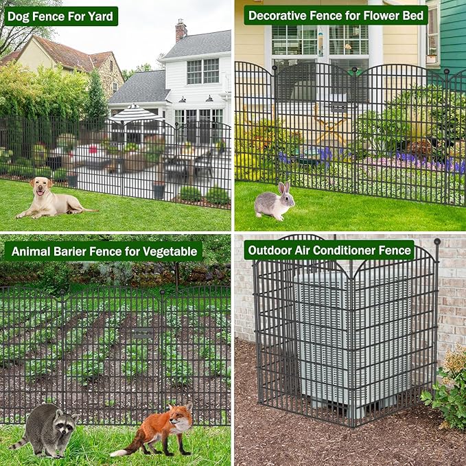 No Dig Decorative Garden Fence 5 Panels - Image 6