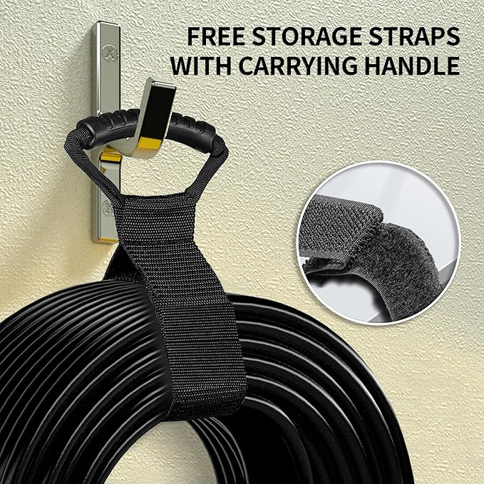 HUANCHAIN 16/3 Gauge 300 ft Black Outdoor Extension Cord Waterproof - Image 6