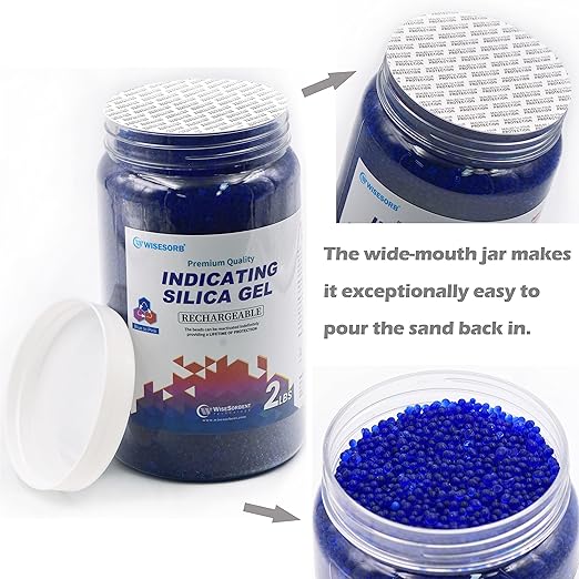 Silica Gel 4 LBS, Indicating Silica Gel, Reusable Silica Gel Desiccant - Image 7