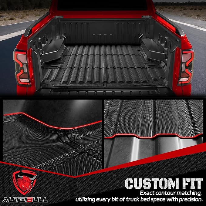 Truck Bed Mat Bed Liner Fit for Ford Ranger 2019-2023, Vehicle Truck Bed Liner - Image 3