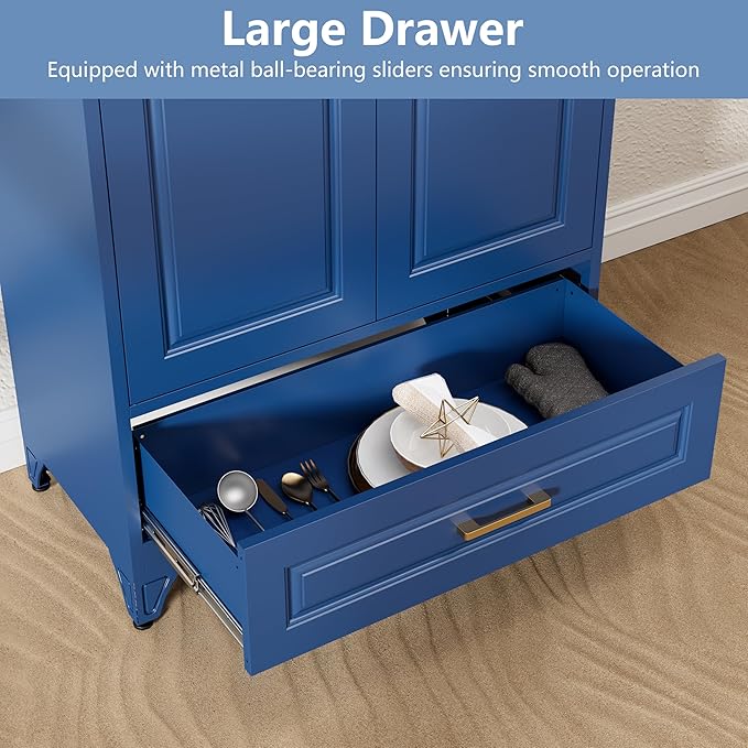Metal Storage Cabinet, Large Cupboard - Image 5