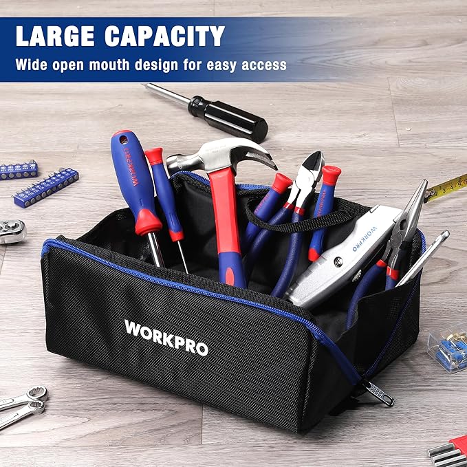 WORKPRO Tool Bag with Zipper - Image 6
