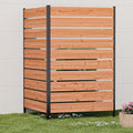 Modern Shade 5' x 3' Wood Privacy Fence Screen Natural Cedar Wood, Outdoor by MODERNSHADE