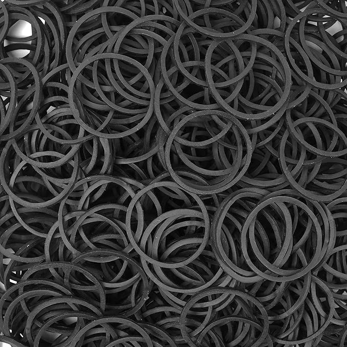 Rubber Bands Size #10 Black 760pcs Elastic Rubber Band size10 1inch Small - Image 5