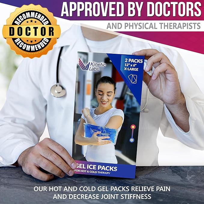 Reusable Gel Ice Packs for Injuries by Kinetic Labs - Image 5