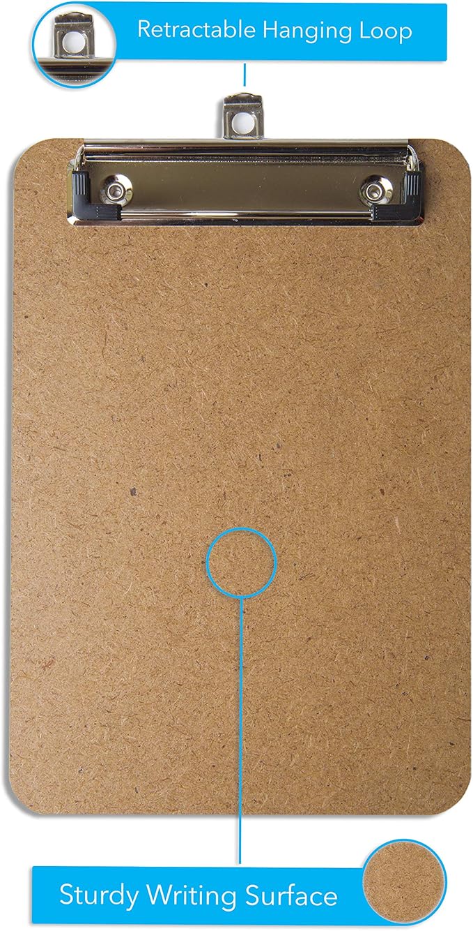 Mini Clipboard 6" x 9" Memo Clipboard | Small Clipboards 6x9 - Image 4