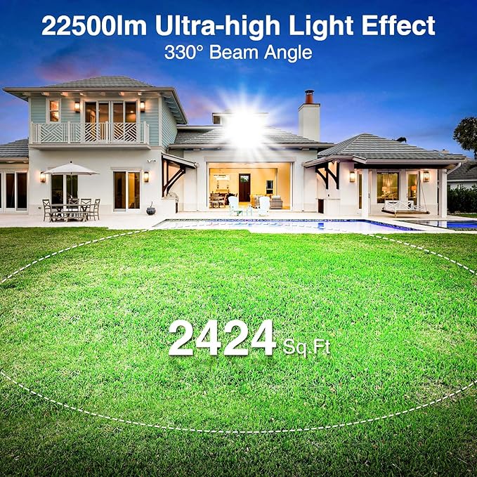 2025 Elite New Upgraded LED Flood Light Outdoor 150W 25500lm Stadium Flood - Image 3