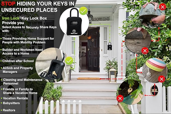 Iron Lock® Key Lock Box Portable - Image 7