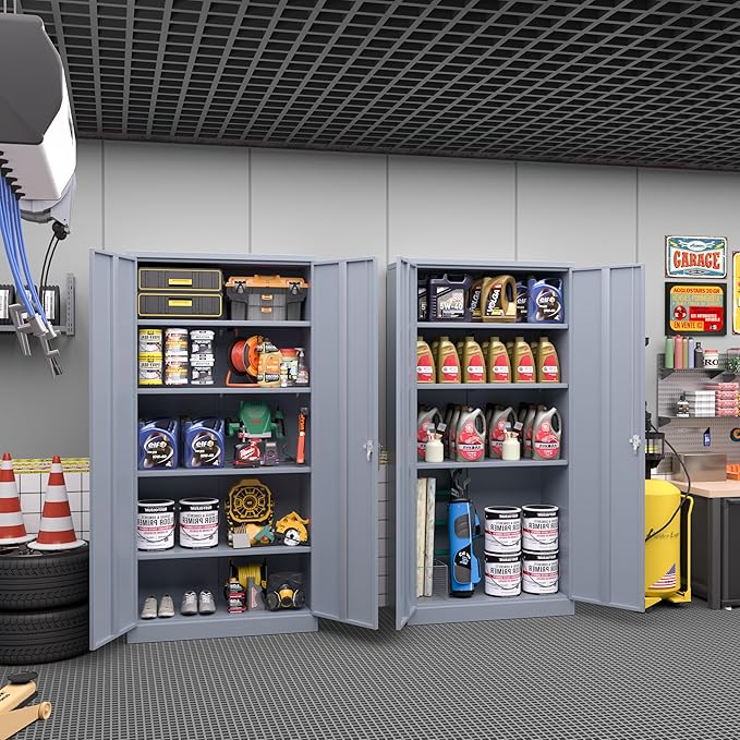 Greenvelly Metal Storage Cabinet - Image 2