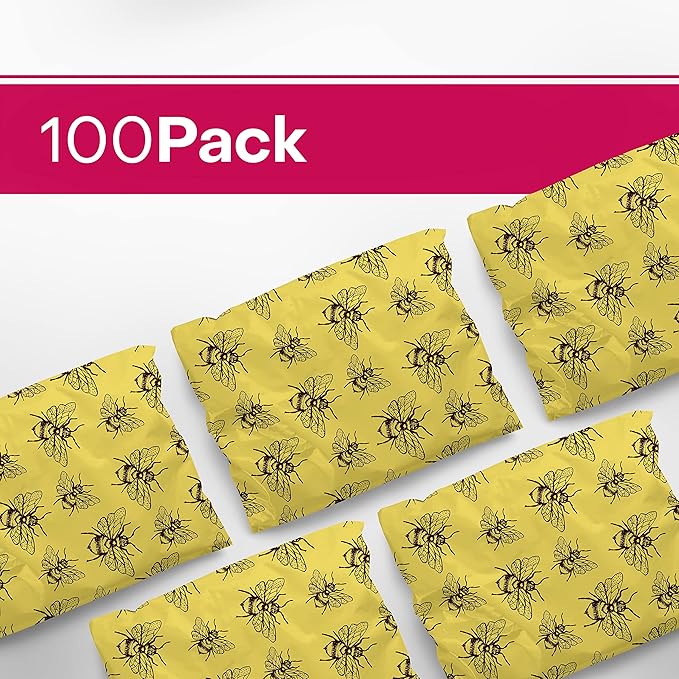 10x13 Poly Mailers – Honey Bee – Waterproof, Tear-Resistant Shipping Bags - Image 3